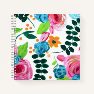 Botanical Pop spiral notebook
