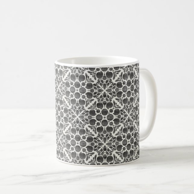 Botanical Pop-Sumi Coffee Mug (Front Right)