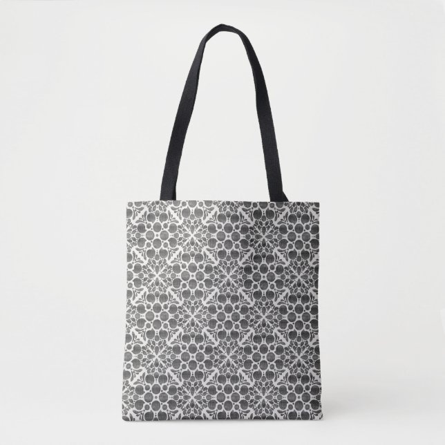 Botanical Pop-Sumi Tote Bag (Front)