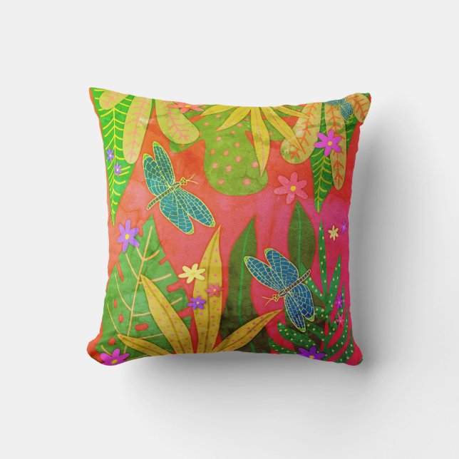 Botanical Print #14 1974 Cushion (Front)