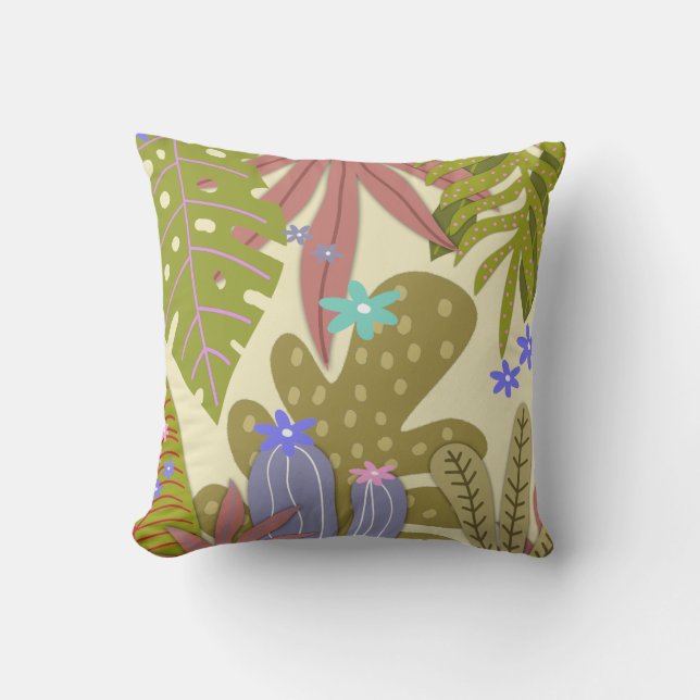 Botanical Print #7 Cushion (Front)