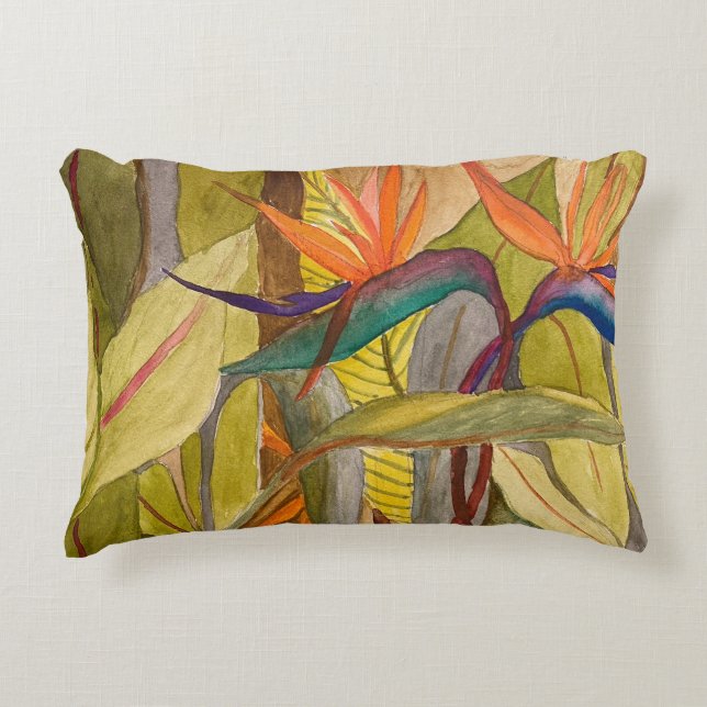 Botanical Print Accent Pillow  (Front)