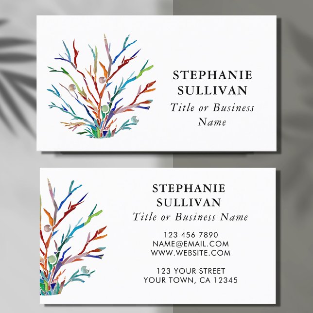 Botanical Professional Business Card (Creator Uploaded)