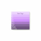 Botanical Purple Striped Gradient Don't Forget