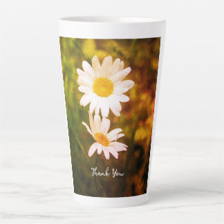 Botanical Romance – The Daisy Couple Thank You Latte Mug