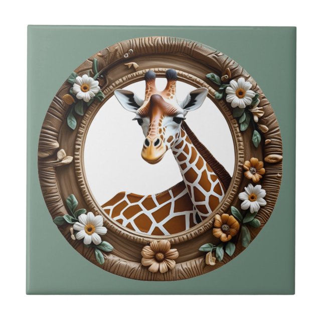 Botanical Serengeti Tile (Front)