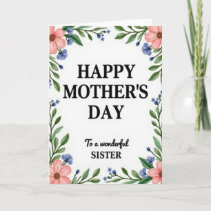 Botanical Sisters Day Card