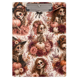 Botanical Skeleton Clipboard