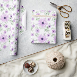 Botanical Spring Wrapping Paper – Bright Floral