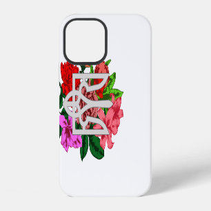 Botanical still and Ukrainian trident tryzub iPhone 12 Case