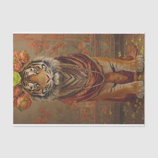 Botanical Stripes Tissue Paper (Front)