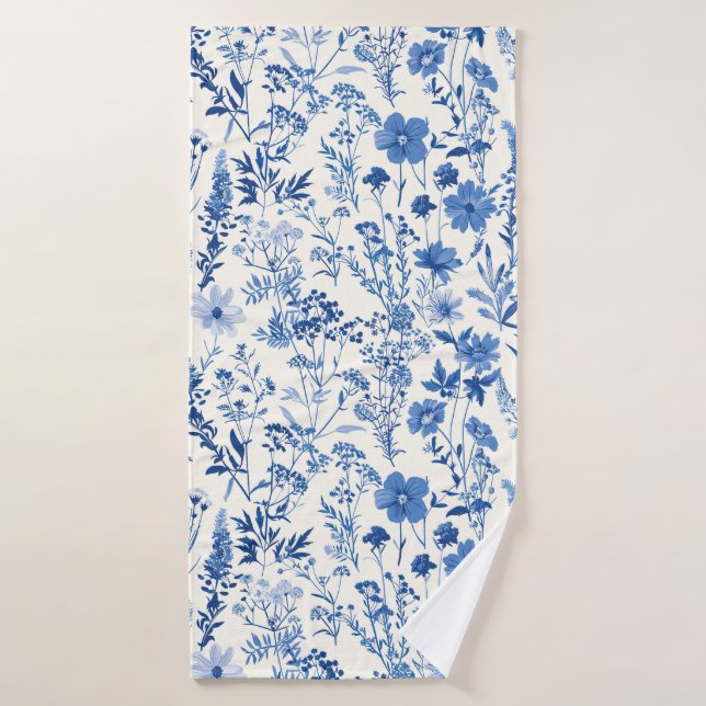 Botanical Summer Vibes Bath Towel (Bath Towel)