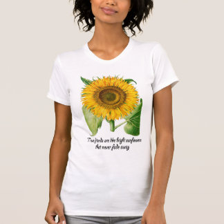 Botanical Sunflower Friend Gift Shirt Top T-Shirt