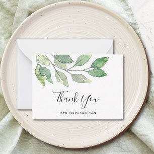 Botanical Thank You Card