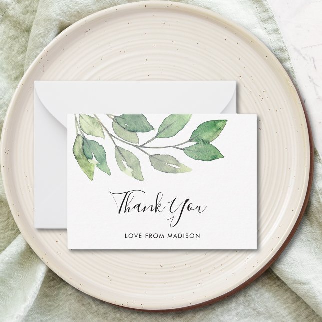 Botanical Thank You  Card (Creator Uploaded)