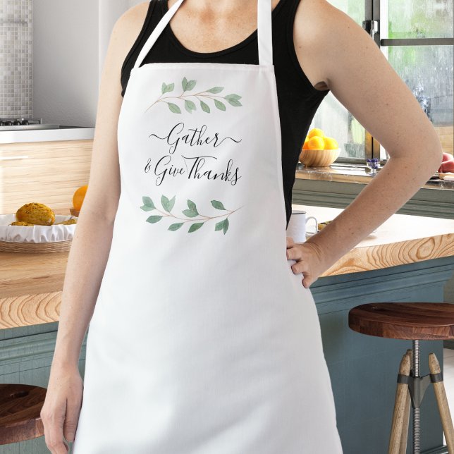 Botanical Thanksgiving  Apron (Creator Uploaded)