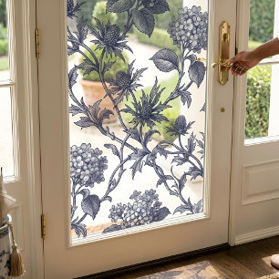Botanical Toile   Hydrangea & Sea Holly