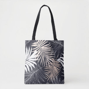 Botanical tropical leaf: vintage graphic tote bag