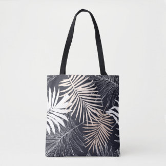Botanical tropical leaf: vintage graphic tote bag