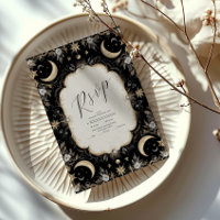 Botanical Vintage Celestial Moon Stars Wedding