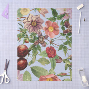 Botanical vintage design tissue paper