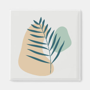 Botanical wall art magnet