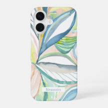Botanical Watercolor Abstract Custom Phone case