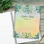 Botanical Watercolor Name 2023 Planner<br><div class="desc">This Planner is decorated with elegant watercolor eucalyptus greenery and a colourful background. Customise it with your name and year. Use the Design Tool to change the text size, style, or colour. Because we create our artwork you won't find this exact image from other designers. Original Watercolor © Michele Davies....</div>
