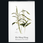 Botanical watercolors calendar Mang Hang Ho, 2023<br><div class="desc">Unique water colour paintings of flowers.</div>
