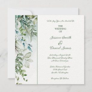 Botanical Wedding Invitation