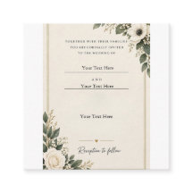 Botanical Wedding Invitation
