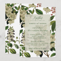 BOTANICAL WEDDING INVITES
