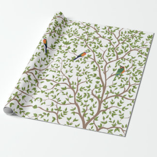 Botanical Wedding Personalized Address Label Wrapping Paper