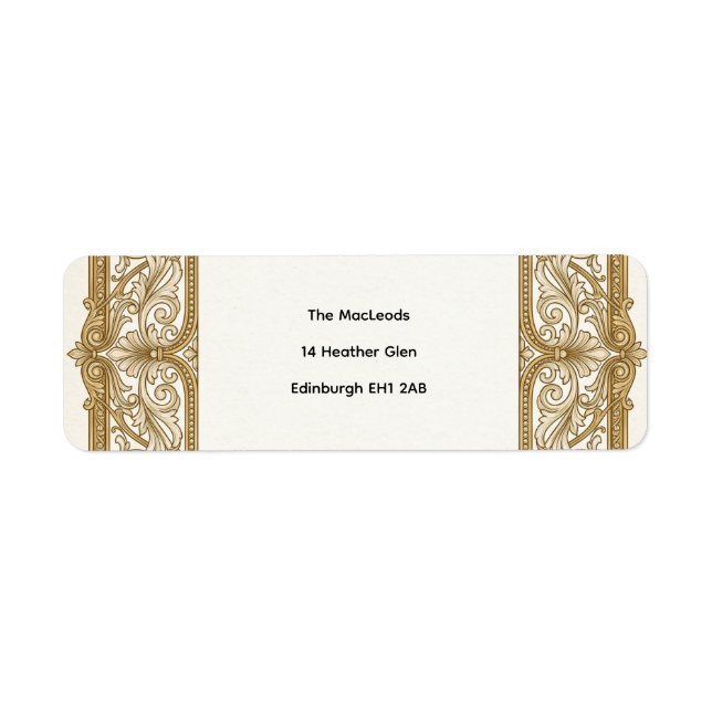 Botanical Wedding Return Address (Front)