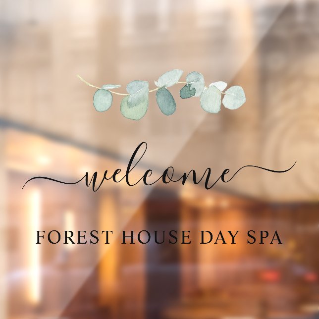 Botanical Welcome Elegant Script (Sheet 2)