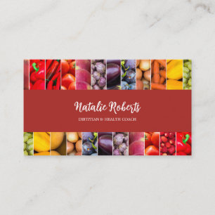 Botanical Wellness Natural Nutritionist Appointmen Business Card
