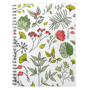 Botanical Wildflower Garden Notebook