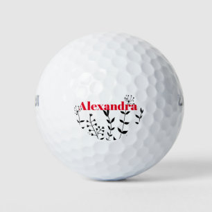 Botanical with Name Golf Balls