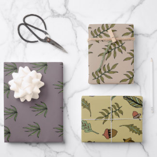 Botanical Wrapping Bundle Paper Sheet
