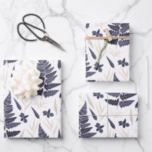Botanical Wrapping Paper Sheets
