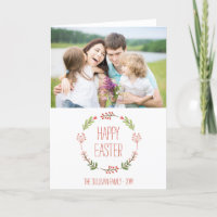 Botanical Wreath | Happy Easter Card
