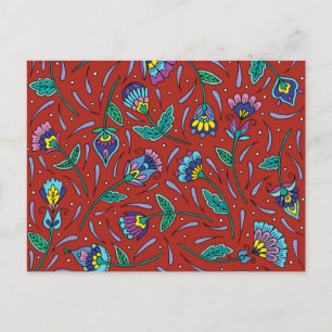 Botanicals Red Postcard