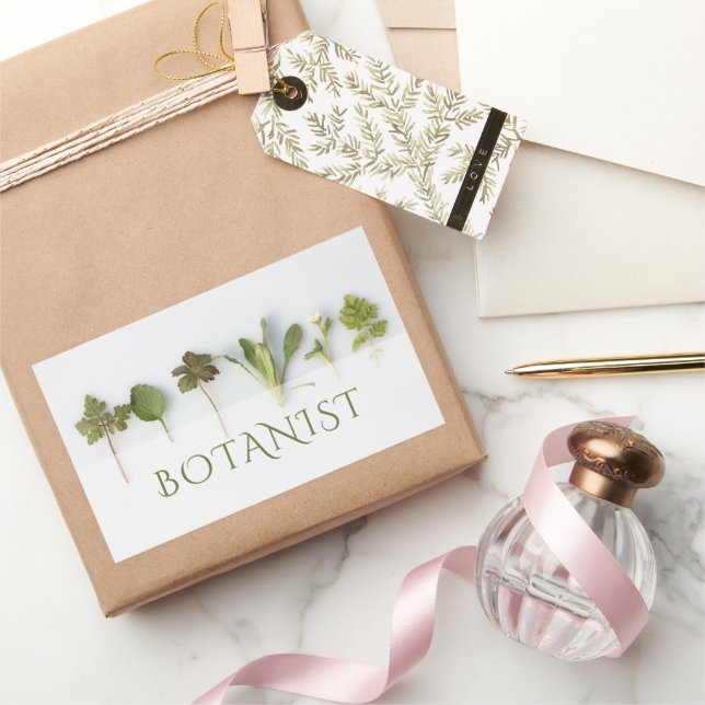 Botanist Business Rectangular Sticker (Gifting)