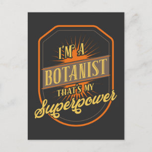 Botanist Postcard