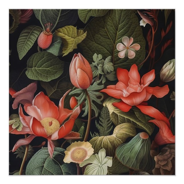 Botanticals in a Jungle Poster (Front)