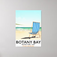 Botany Bay, Broadstairs Kent beach travel poster