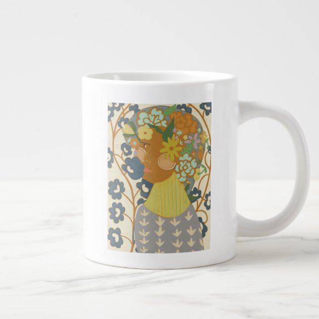 Botany Beauty Large Coffee Mug (Right)