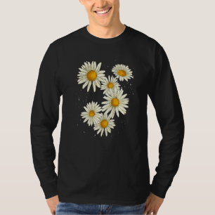 Botany Gardener Flower Blossom Nature Plant Daisy T-Shirt