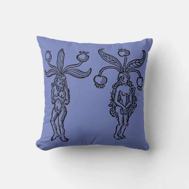 Botany: Mandrake, 1476 Cushion (Front)