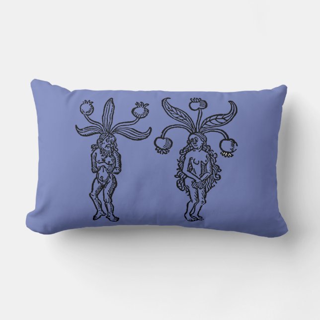 Botany: Mandrake, 1476 Lumbar Cushion (Front)